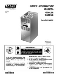 Um das Dokument anzuzeigen Lennox-international-inc G50UHi Bedienungsanleitung