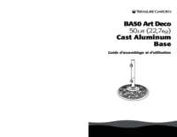 Um das Dokument anzuzeigen Treasure-garden BA50x Art Deco Base Bedienungsanleitung