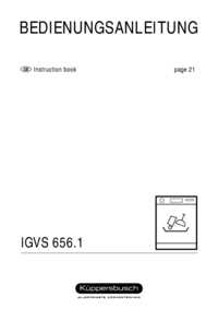 Um das Dokument anzuzeigen Küppersbusch IGVS656.1 Bedienungsanleitung